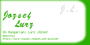 jozsef lurz business card